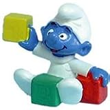 ◎ チャイルド スマーフSmurf Schleich 積み木 20214 PVC ミニフィギュア スマーフェット 赤ちゃんスマーフ