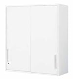 コクヨ　エディア　収納システム　高さ1050mmタイプ　上置き　2枚引き違い戸　幅900×奥行き400mm カラー:F1（ナチュラルグレー）