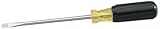 Ideal Industries Heavy-Duty Electrician's Cabinet Tip Screwdriver, 1/4' Diameter x 4' Long Shank [並行
