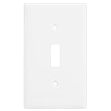 Enerlites 8811o-w 1-gangトグルスイッチ壁プレート、over-size、壊れないポリカーボネート、ホワイト