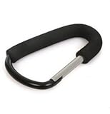 Panlom? Pack 2 Large Size Strong Buggy Carabiner Hooks Mummy Clip Pram Pushchair Shopping Bag Holder