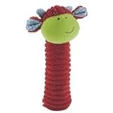 ELC BlossomファームクローバーCow Squeaker RattleソフトおもちゃCrinkle Fun耳ベビー0 M +