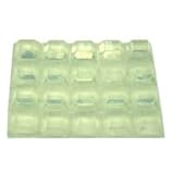 Mintcraft fe-50770 Squareポリウレタンバンパー、1 / 2インチ、クリア