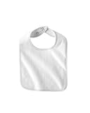 Rabbit Skins Infants'Terry Snap Bib OS White/White by Rabbit Skins
