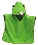 Frenchie Mini Couture 20"x 25"(50 8cmx63 5cm)カエルキャラクターポンチョ フード付きタオル (並行輸入)