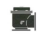 FMバルブ製作所:1型(アングルタイプ)・鉛レス銅合金フランジ型 型式:FM-1-65(鉛レス銅合金)