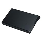 prendre カードケース クレジットカードケース スキミング防止 アルミ スライド式 おしゃれ かっこいい コンパクト カード入れ （ブラック） PR-10LEVERCASE-BK