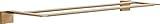 Delta Faucet 77725-CZ Vero 24-Inch Double Towel Bar, Champagne Bronze [並行輸入品]