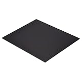 uxcell ABS プラスチックシート ブラック 250x200x2mm 建築モデル DIYクラフト パネル用