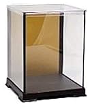 Octagon 人形ケース 横幅18×奥行18×高さ40 (cm) 金張り プラスチック