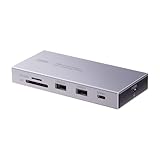 サンワサプライ USB-Cドッキングステーション 10in1 4K60Hz PD90W 据え置き USB-CVDK22