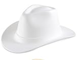 Vulcan Cowboy Hard Hat - Ratchet Suspension - White by Occunomix