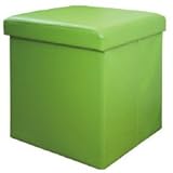 ボックススツール 収納ボックス スツール オットマン スツール リビングチェア (グリーン)