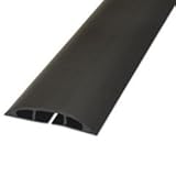 - - - - - - - – Light Duty床ケーブルカバー、72 " x 2 1 / 2 " x 1 / 2インチ、ブラック