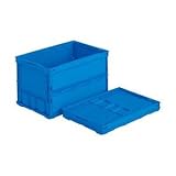（業務用セット） 折りたたみコンテナ ブルー 52.7L 1台 型番：558700ブルー 【×2セット】 生活用品 インテリア 雑貨 日用雑貨 収納用品 top1-ds-1644600-ah [簡素パッケージ品]