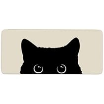 Amazon.co.jp: マウスパッド ねこ 30 60 黒猫 ゲーミング ネコ