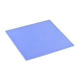 uxcell 熱伝導シート 放熱パッド 熱伝導性パッド 柔軟 CPU冷却用 100mm x100mm x1mmヒートシンク クールブルー 3枚入り
