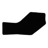 FJCRAFT 【T50】 トヨタ ヤリスクロス 10系 15系 / ヤリス 10系 200系 / GRヤリス 10系 サイドプロテクトマット サイドプロテクト 汚れ防止 擦れ防止 日本製 カーフィール加工 (運転席用, エクセレント・ブラック)