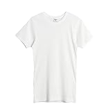 MILLER ミラー 101C リブ ラウンド ネック Tシャツ(M WHITE)