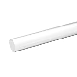 uxcell アクリル丸棒 30mm x 200mm クリア アクリル棒 PMMAバー押出し 円形 プラスチック ソリッド スティック DIYクラフト照明 園芸 装飾用