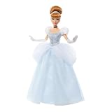 【Amazon.co.jp 限定】マテル ディズニープリンセス シンデレラ デラックスドール プリンセスドール 着せ替え人形 4歳から ブルー JMP62