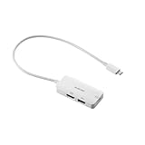 エレコム USB-C ハブ ドッキングステーション 3in1 PD対応 100W HDMI 4K60Hz 高速データ転送 5Gbps ホワイト DST-C31WH
