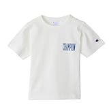 [チャンピオン] Tシャツ キッズ 半袖 丸首 綿100％ Relax Fit グラフィックロゴプリント ベーシック CKSX337Z ホワイト/ブルー 160