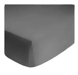 SheetWorld Round Crib Sheet - Dark Grey Jersey Knit - Made In USA by sheetworld