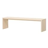 岩附(IWATSUKI) ローボード ライトナチュラル 幅163cm 奥行44.5 高さ49.2 幅木よけ加工無し オーダー OC-50163DLN