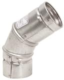 Selkirk gidds-503773ガス通気タイプB、4 ft x 45 60度調整可能エルボ