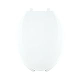 Centoco 820STSS-001 Plastic Elongated Toilet Seat with Open Front, White by Centoco