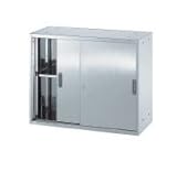 トラスコ中山 (TRUSCO) 　ステンレス引違戸保管庫９００×５００×７２０ STS57