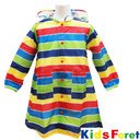 キッズフォーレ 子供 レインコート ランドセル対応- デザインA/Sサイズ/身長約85-95cm