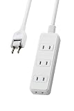 エレコム シャッタータップ4個口/3m/ホワイト T-ST02-22430WH