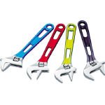 スーパーツール(SUPERTOOL) ワイドモンキレンチ(カラーグリップ付) ブルー MWM30B