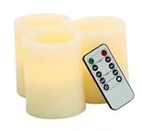 Deco 79 Led Films Candle Remote, 3 by 4-Inch, Set of 3 [並行輸入品]