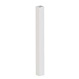 バレッタ61109087従来Postジャケットビニール手すり、4 " x 4 " x 39インチ、ホワイト
