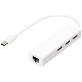 GoodsLand 【 3ポート ハブ付き 】 USB to LAN 変換アダプター USB2.0 RJ45 100Mbps ハブ コンパクト GD-LANAD-USBA