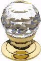 Baldwin 4334112S Crystal Cabinet Knob in Aged Bronze [並行輸入品]