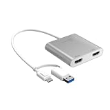 j5 create USB Type-C/USB A デュアル HDMI ディスプレイアダプター M1 Mac対応