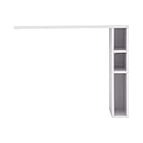 作業台 木製 ゴミ箱 キッチンカウンター キッチン収納 収納棚 幅103cm 高さ84cm キッチン 一人暮らし シンプル かわいい オンテーブル(単品) おしゃれ キッチン ＜LUFFY/FFLU85-103OP＞