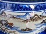 山水火鉢15号大（5点火鉢セット） 山水火鉢15号大,紀州備長炭灰、底ネンド1㎏、底石1㎏、南部鉄五徳、南部鉄火箸、南部鉄灰慣らし、付