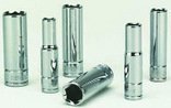 Powerbuilt 640046 1/4' Drive 6-Point Deep Well Metric Socket Set, 10 Piece [並行輸入品]