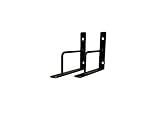 SQUARE ORIGINAL 棚受け金具 ハンガータイプ アイアン ブラケット 2本1セット(SS) 110mm×130mm