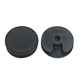 ABE 3DS 3DSLL 共通 互換 アナログスティック スライドパッド ゴムラバー 交換用 グリップ 2点セット 簡単取り付けで3DS復活！軽量スライドパッド2点でゲーム快感！ (ブラック)