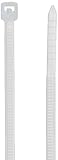 Cable Tie Supply Tensile Strength, Natural Nylon Cable Tie, 8 Inch, 18 lb, Bag of 1000 [並行輸入品]