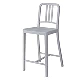 (2脚セット）東谷 ハイチェア 高さ60cm グレー CL-798GY 【×2セット】