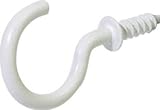 Hillman Fasteners 122322 1.25で。ホワイトコーティングカップフック – 2 pack44、10のパック