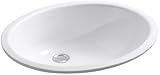 KOHLER K-2210-N-0 Caxton Bathroom Sink, White [並行輸入品]