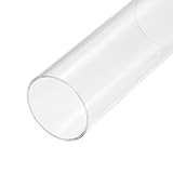 uxcell アクリルパイプ 透明 硬質丸管 ランプとランタン用 水冷システム用 内径61mm 外径65mm 全長15cm
